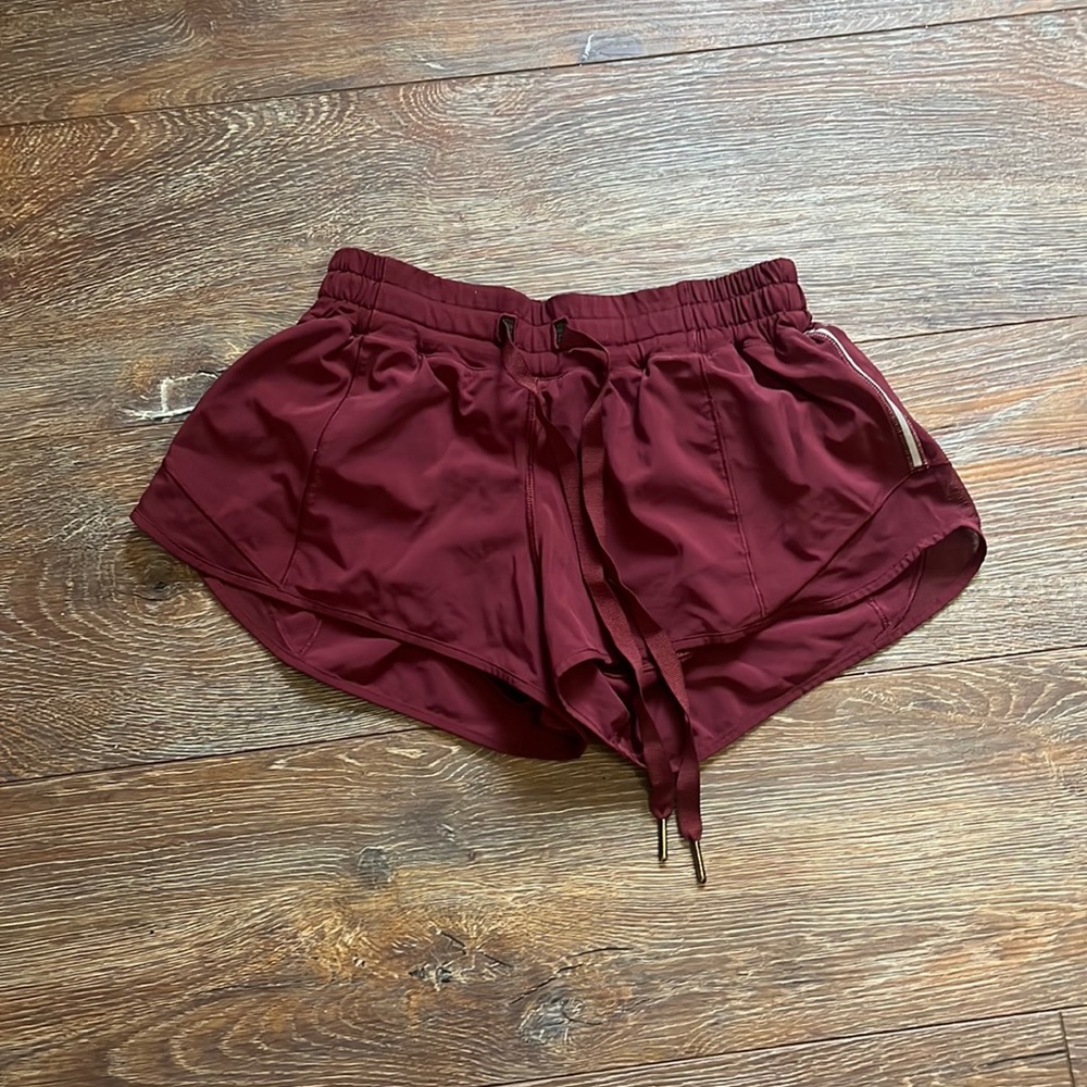 Lululemon Maroon Shorts